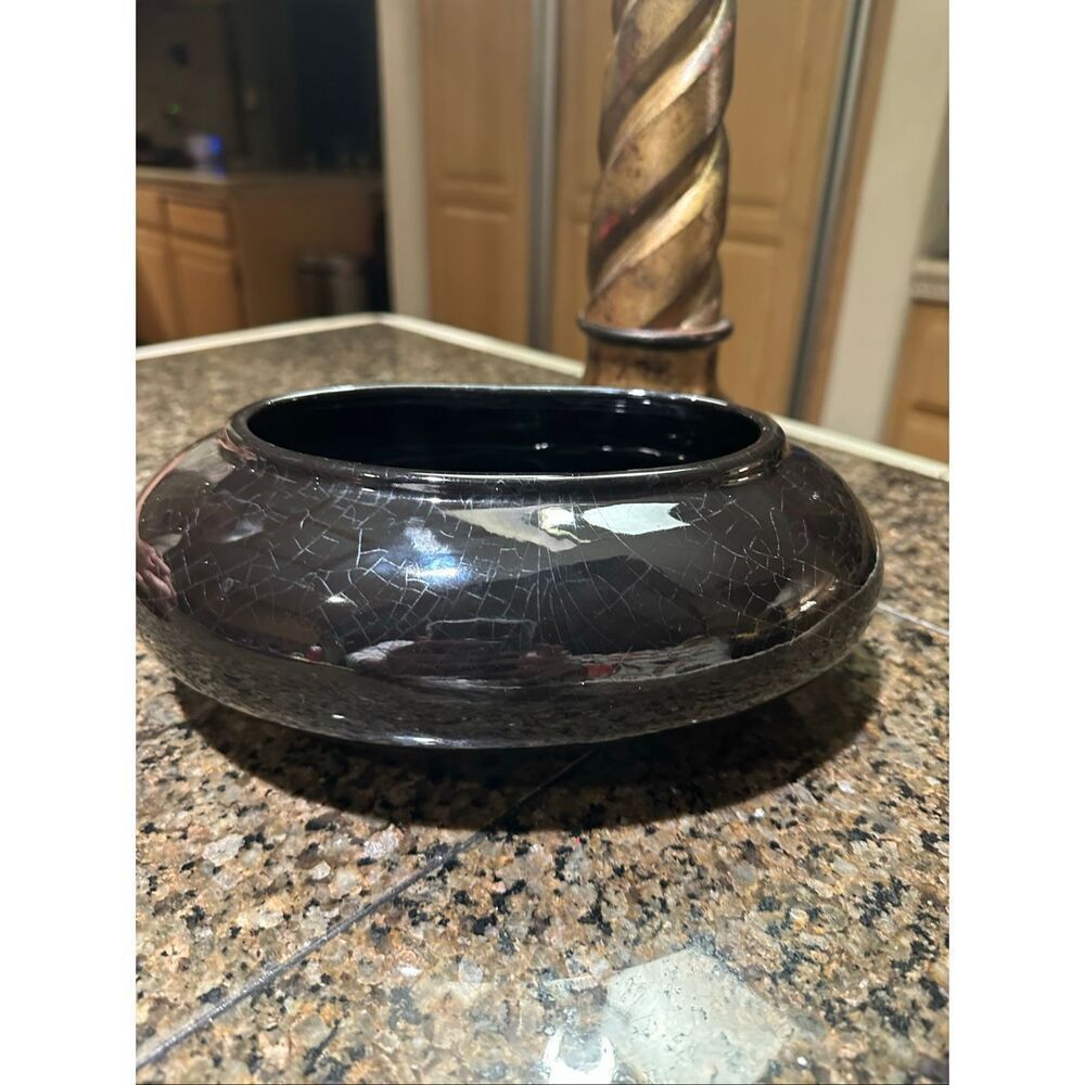 Vintage pottery console bowl